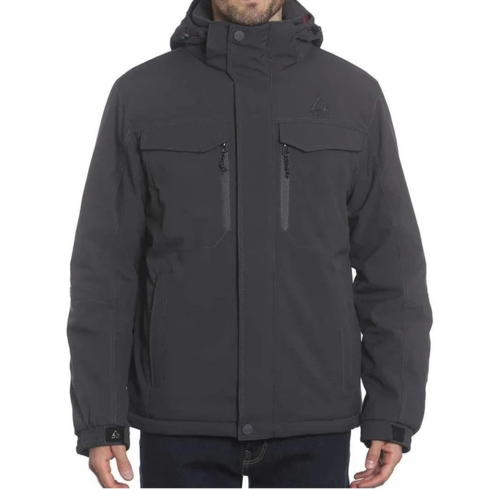 Gerry Men's Hooded Nimbus Tech Jacket Slate